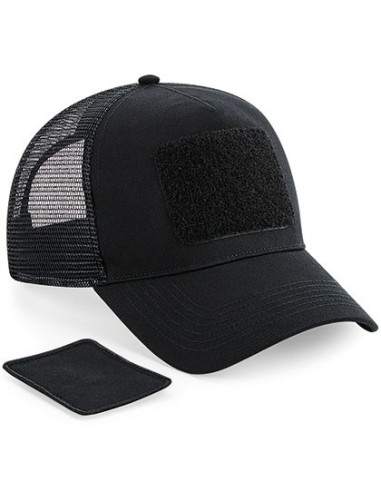 B-B641-Removable Patch Snapback Trucker